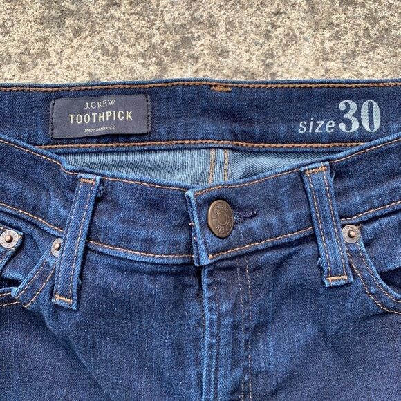 J.Crew Toothpick jeans. Size 30 - Picture 3 of 3